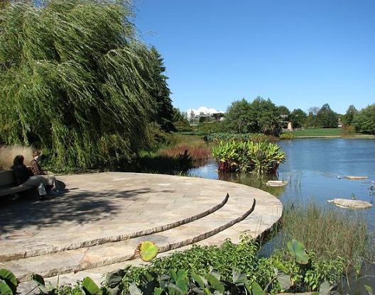 Chicago Botanic Garden Evening Island Digging