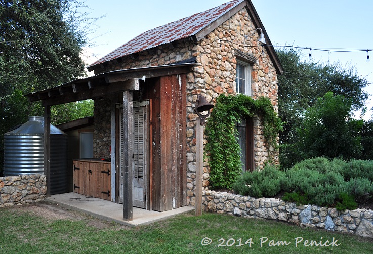 Hill Country style and a downtown view in the garden of ...