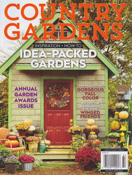 Read my article in Country Gardens about using a painter's tricks in garden design