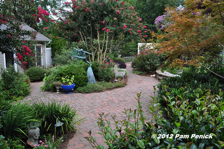 Dad's North Carolina garden for Bloom Day