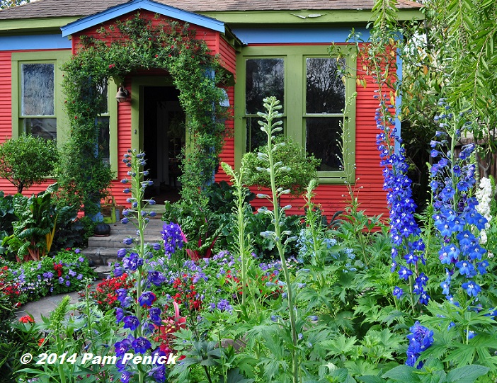 Drive-By Gardens: Cottage garden color explosion in Houston Heights