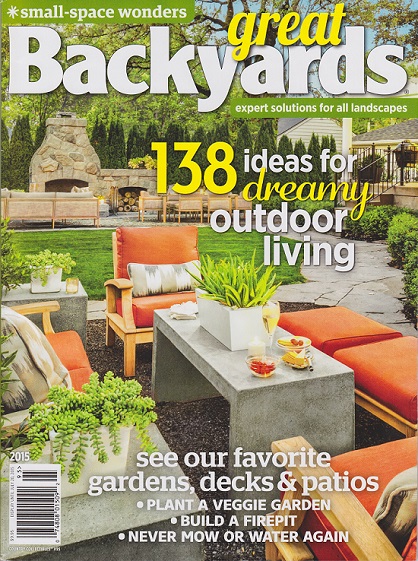 My former garden is in Great Backyards magazine
