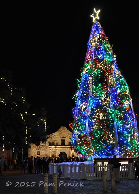 Remember the Alamo for Christmas lights in San Antonio