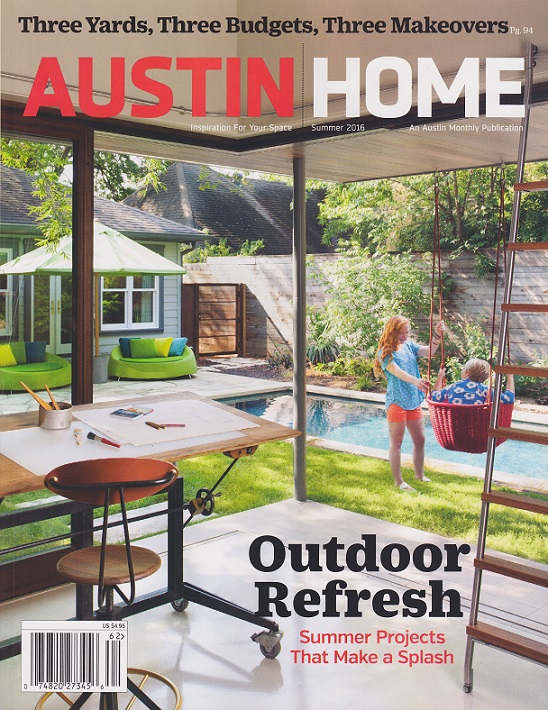 My article about Voorhes' homestead garden in Austin Home