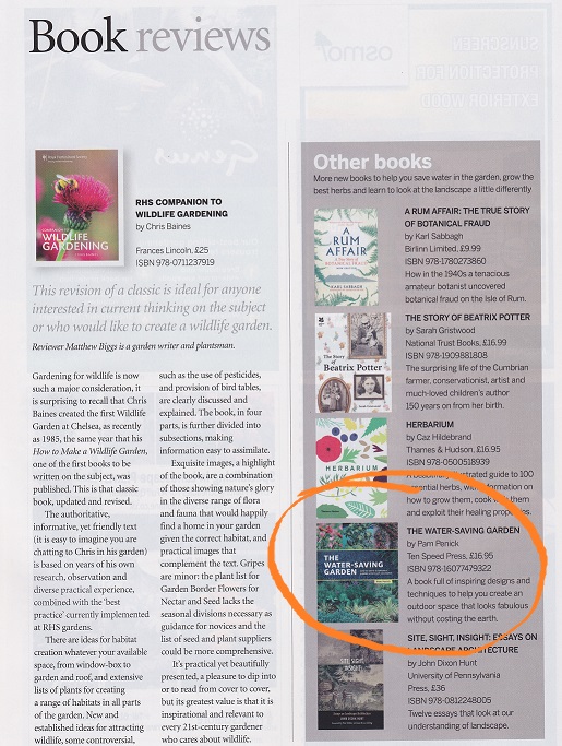 Gardens Illustrated recommends my book!