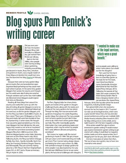 Library Journal and NYBG review my book, plus an interview by May Dreams' Carol