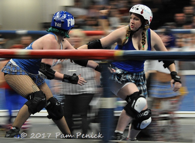Hell on wheels at Texas Roller Derby