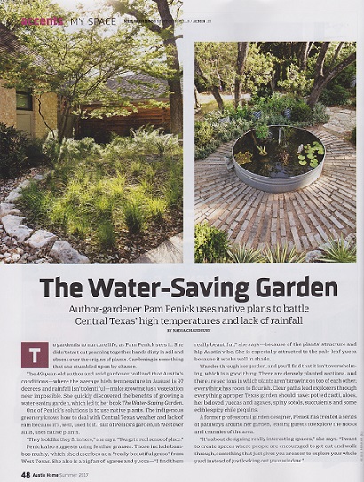 Look for my interviews in Austin Home and Texas Gardener