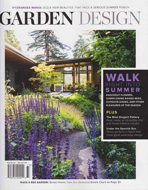 Look for my articles in Garden Design on Mosaic Gardens and Steve Martino desert garden