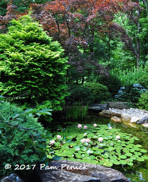 Japanese Garden and garden art at Hillwood Estate: Capital Region Garden Bloggers Fling