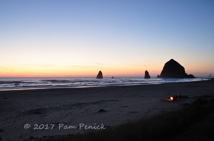 Sunset at magical Cannon Beach, Oregon