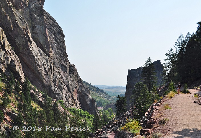 On the trail in Eldorado Canyon near Boulder, Colorado