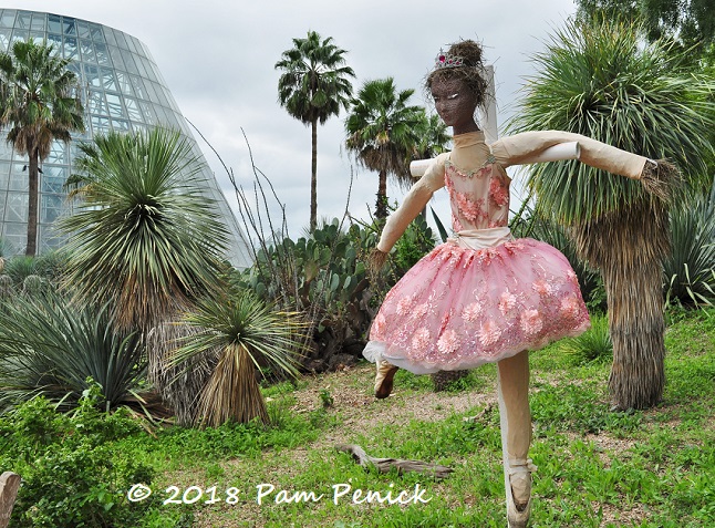 More butterflies and Halloween scarecrows at San Antonio Botanical Garden