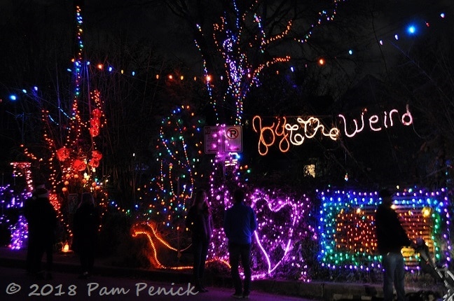 Joy to the Weird: Austin's 37th and 35th Street Christmas lights