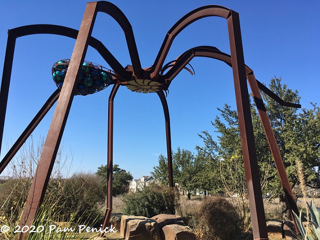 Supersized sculpture at Mueller's Southwest Greenway trail