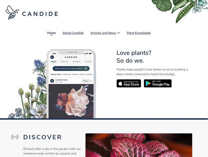 I'm writing for Candide, a new website and app for U.S. gardeners