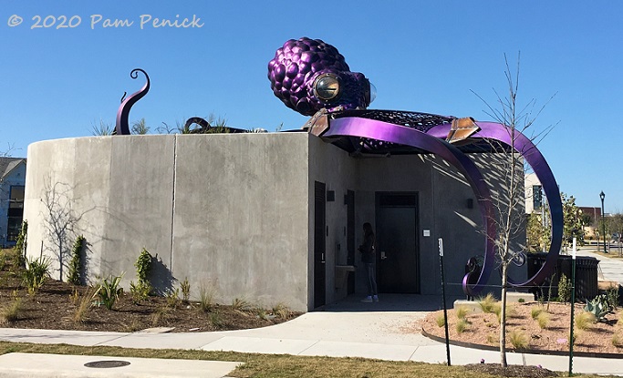 Octopus joins fantastical creatures at Mueller parks