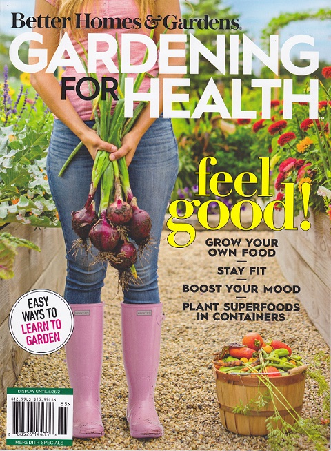 Look for my articles in Gardening for Health magazine