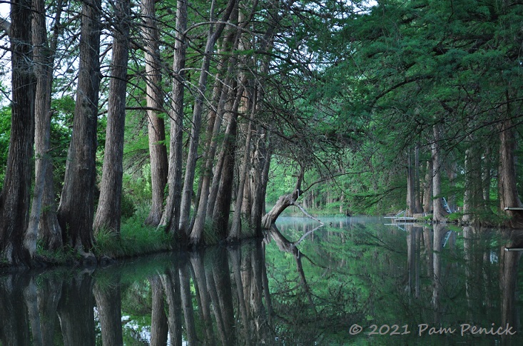 Stonehenge II and the serene Guadalupe River in the Texas Hill Country