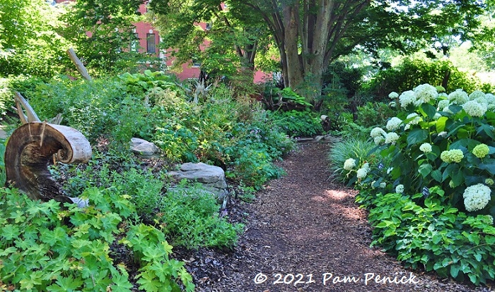 Victorian Garden, Stumpery, and origami sculpture Missouri Botanical Garden, part 2 Digging