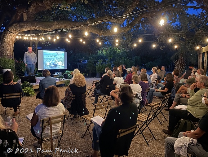 Garden Spark talk held under the stars at Barton Springs Nursery