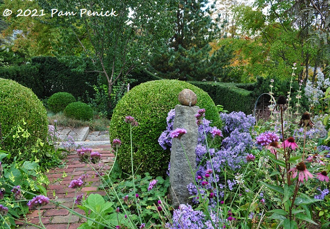 Autumn asters, garden rooms in Michael Gordon's New Hampshire garden