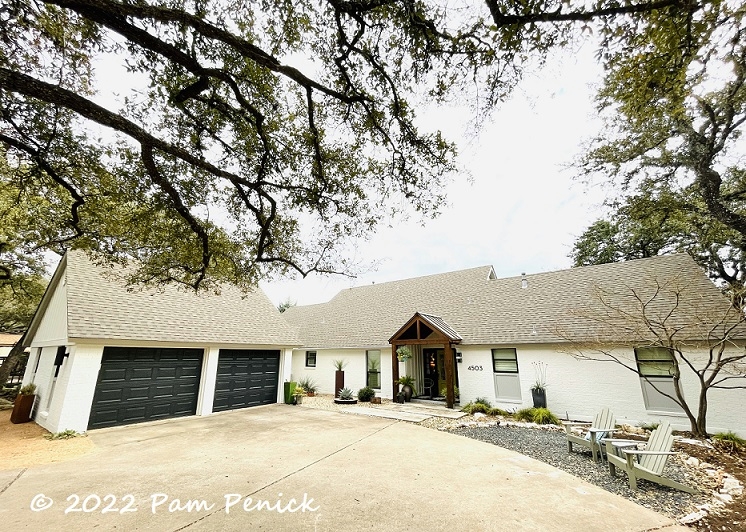 I painted my brick house white for a fresh look