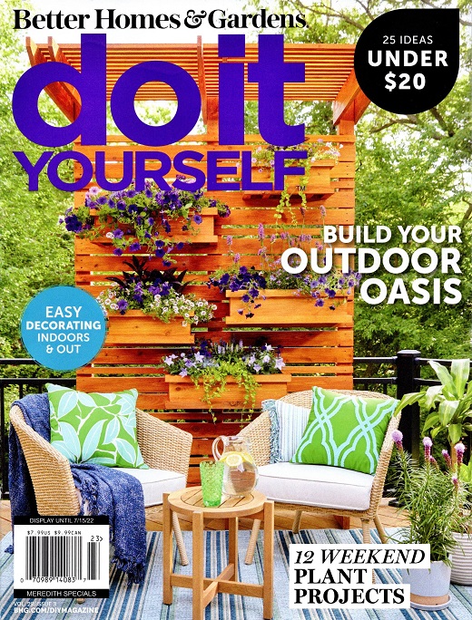Look for my article in Do It Yourself magazine