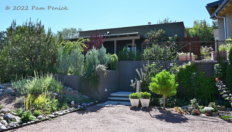 James David and Gary Peese's new garden in New Mexico