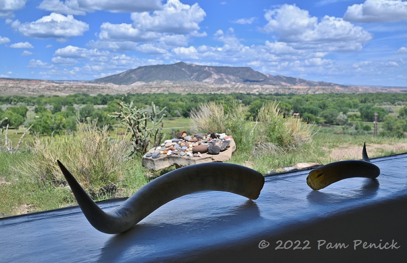 Adobe, sky, and bones at Georgia O'Keeffe's Abiquiu home