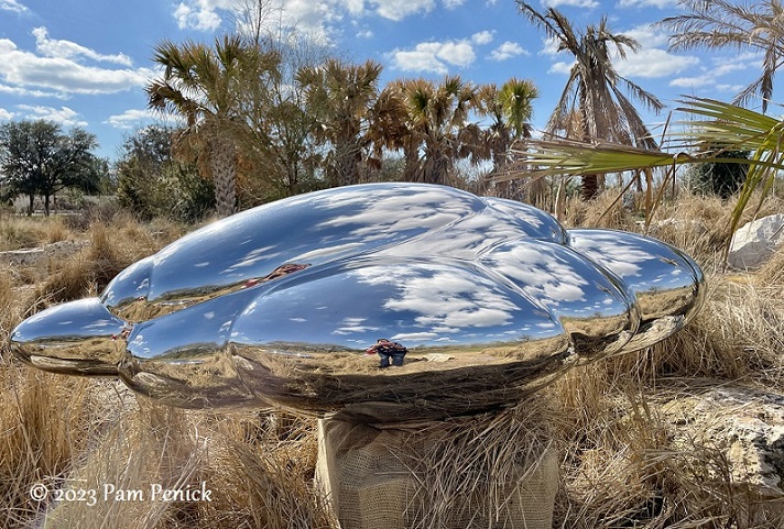 Organic sculptures by Steve Tobin at Houston Botanic Garden