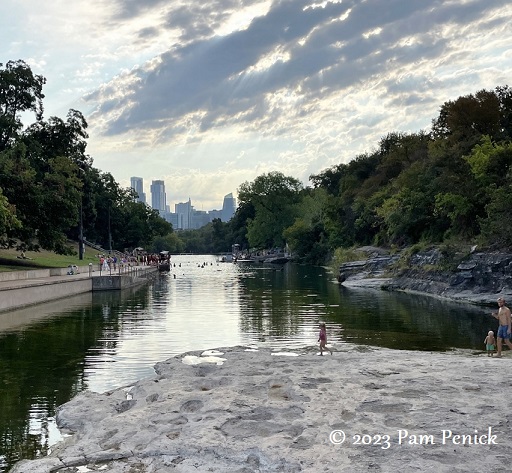 Summer pleasures: Barton Springs Pool and Lockhart art