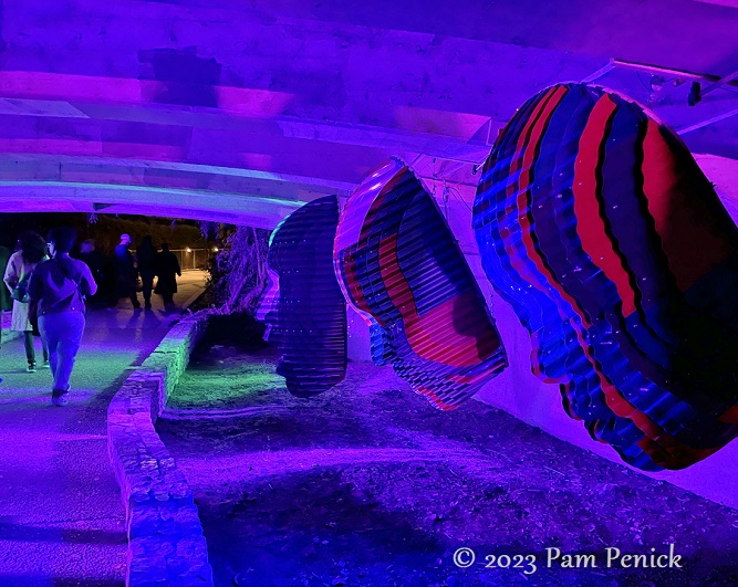 Creek Show art installations glow at Waterloo Greenway