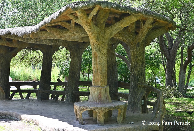 A tradition of faux bois, or trabajo rustico, in San Antonio