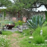 A sheep pen turned country garden in Blanco